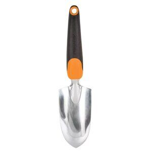 Set Of 2 Fiskars Ergo Handle Planting & Potting Trowels, Durable Tools For Garde